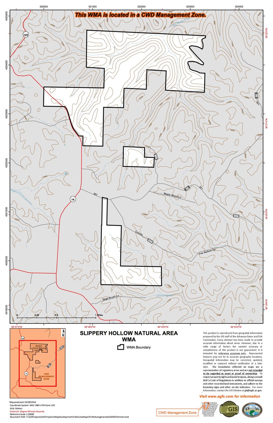 Slippery Hollow Natural Area WMA
