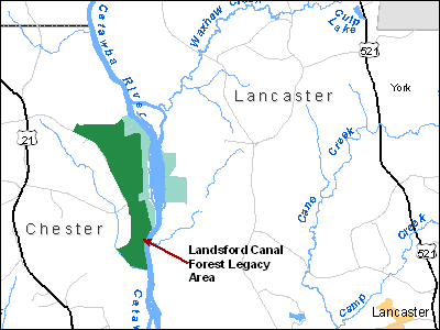 Landsford Canal Forest Legacy Area