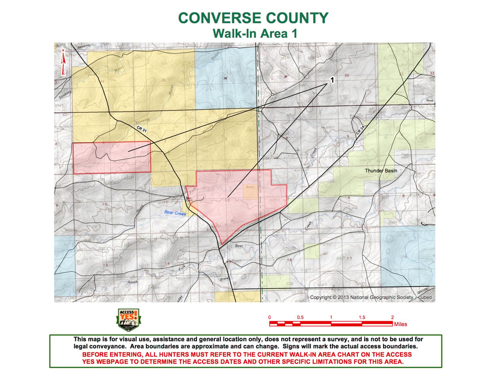 Converse County Walk In Area 1