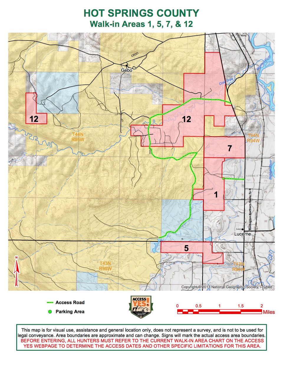 Hot Springs County Walk In Area 12