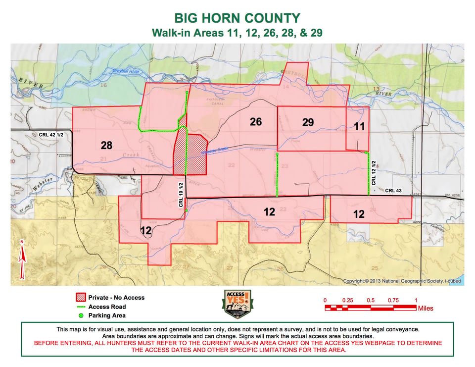 Big Horn County Walk In Area 12