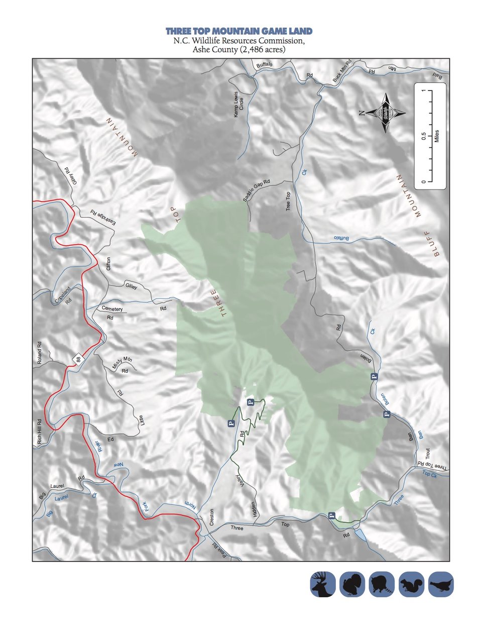 Three Top Mountain Game Land