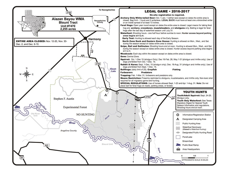 Alazan Bayou WMA - Blount Tract