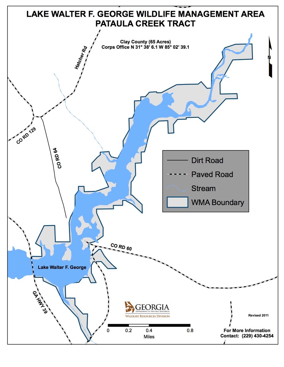 Lake Walter F. George Pataula Creek Tract