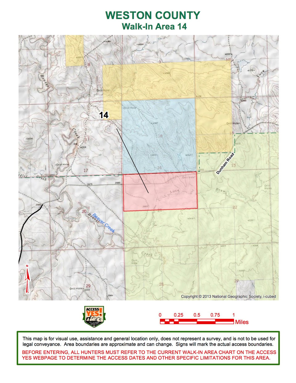Weston County Walk In Area 14