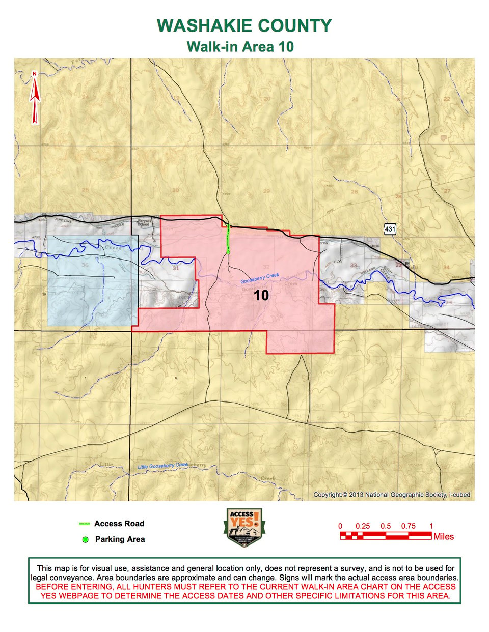 Washakie County Walk In Area 10