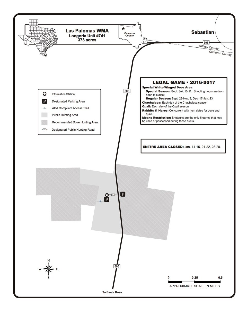 Las Palomas WMA-Longoria Unit