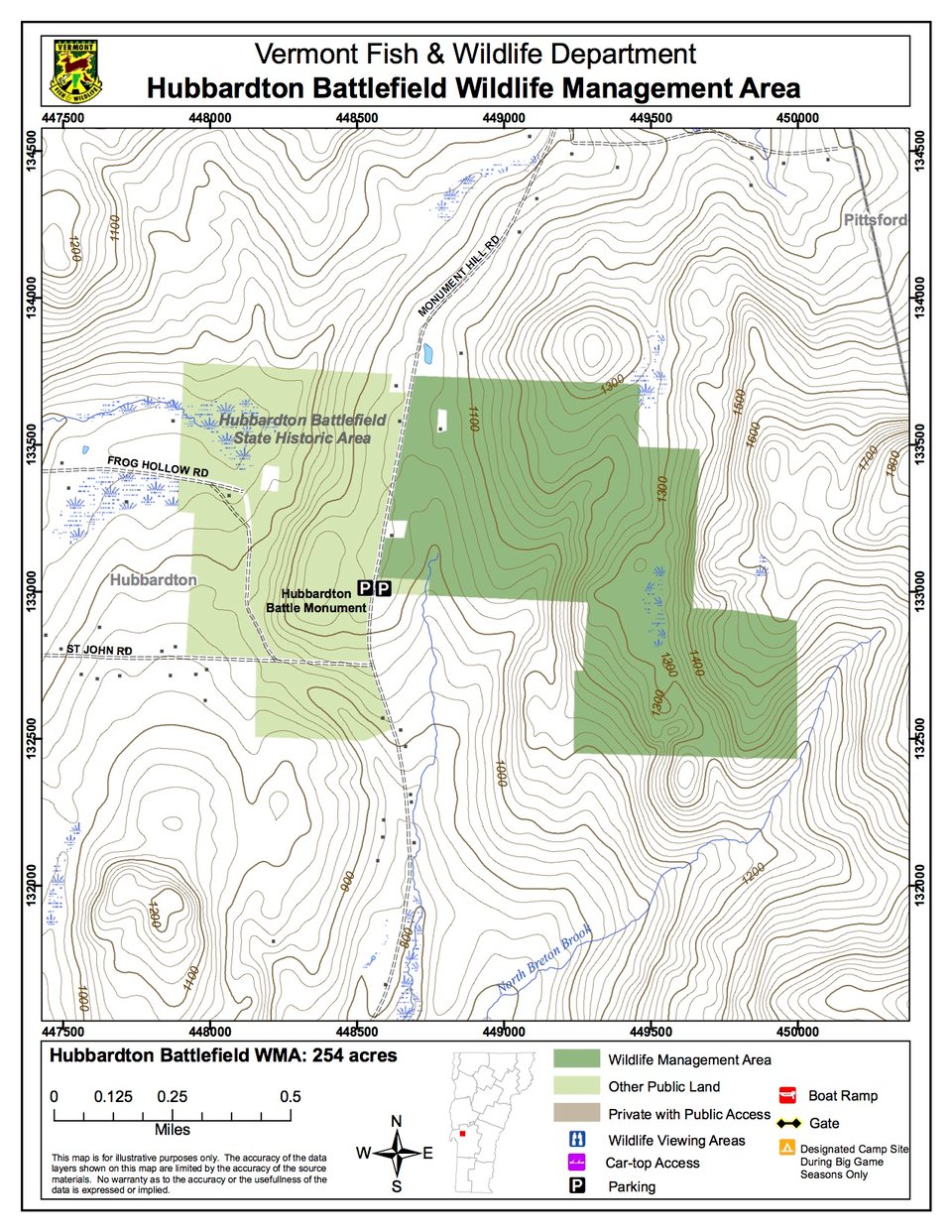 Hubbardton Battlefield Wildlife Management Area