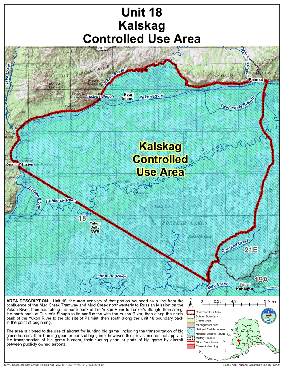 Kalskag Controlled Use Area