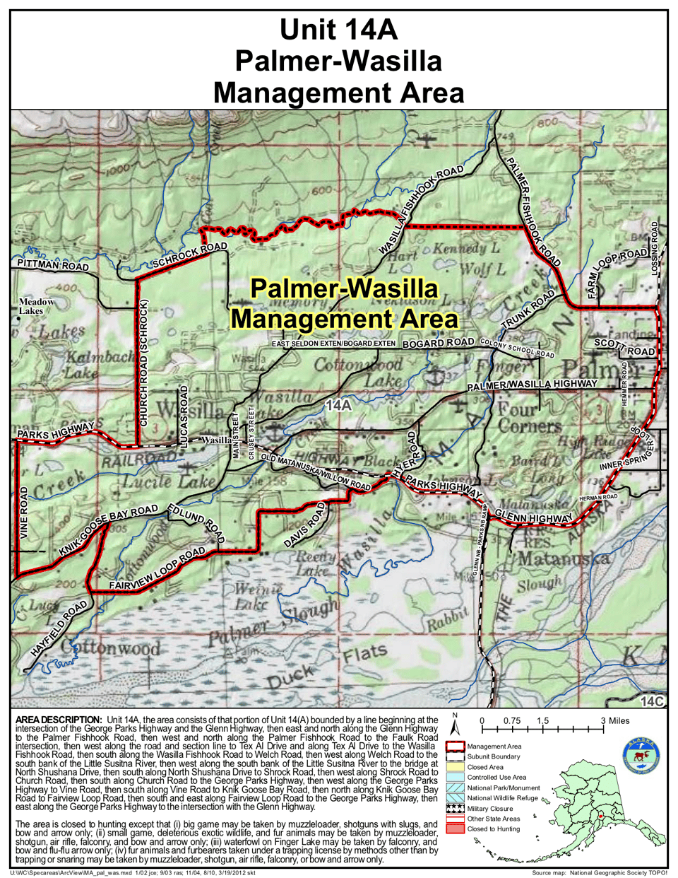 Palmer-Wasilla Management Area