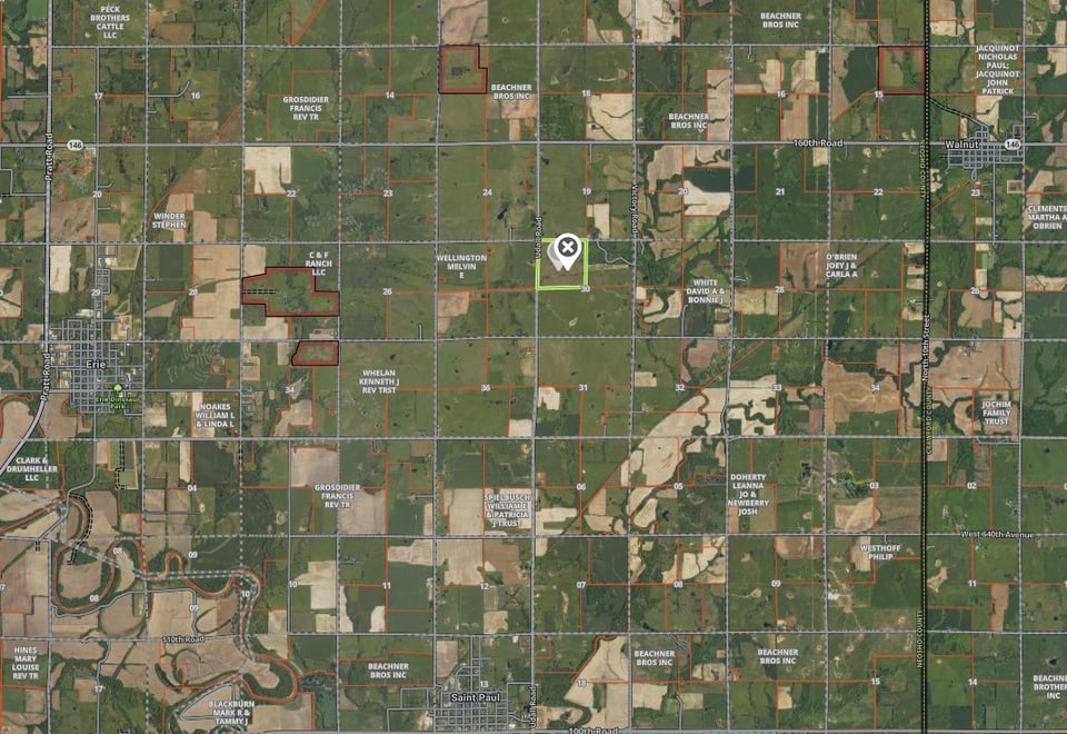 160 acres in Neosho Co. for lease