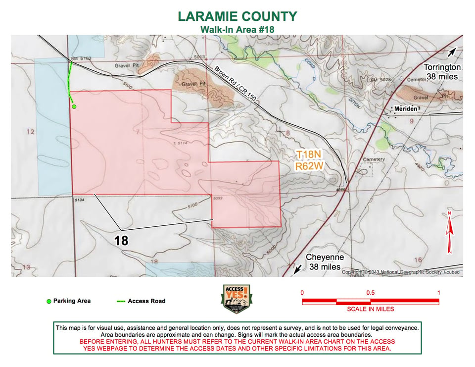 Laramie County Walk In Area 18