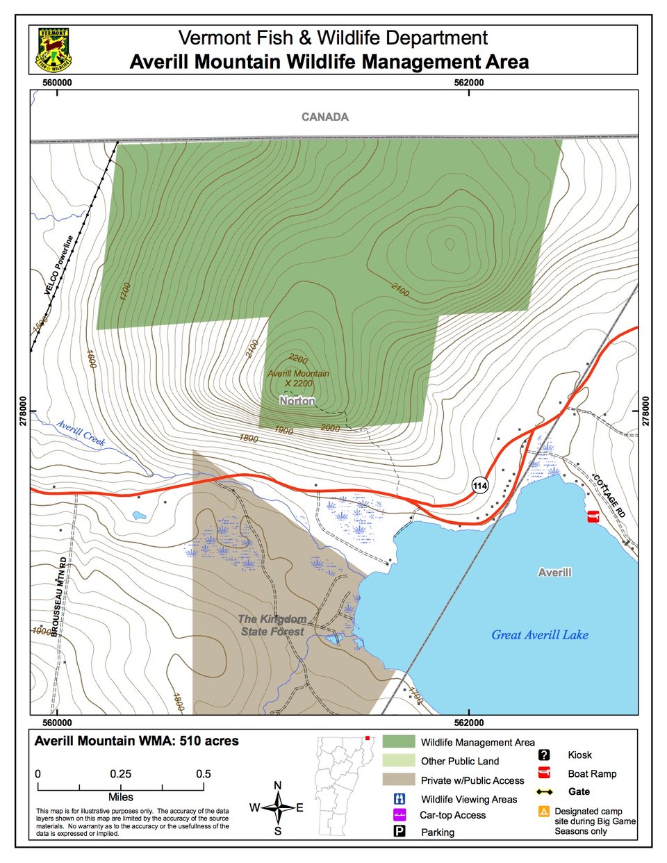 Averill Mountain Wildlife Management Area