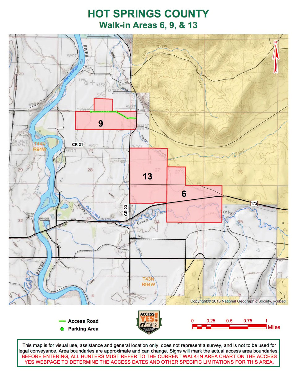 Hot Springs County Walk In Area 13