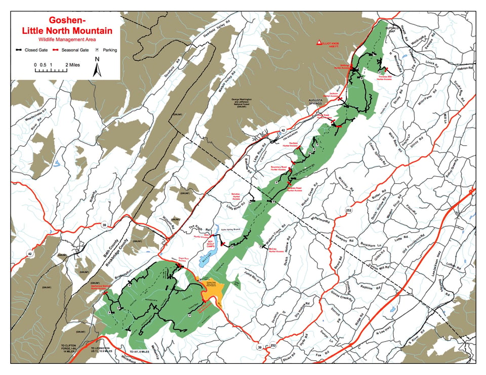 Goshen and Little North Mountain WMA