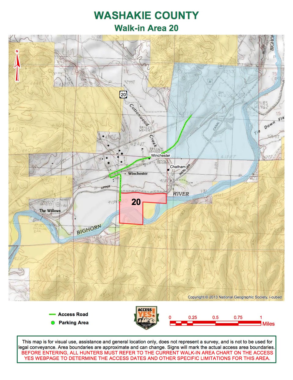 Washakie County Walk In Area 20