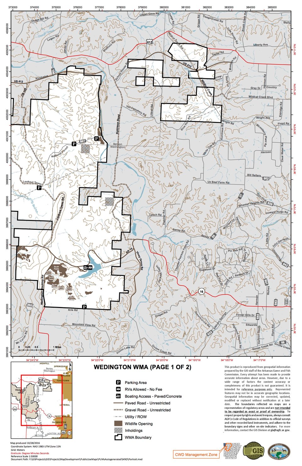 Wedington WMA
