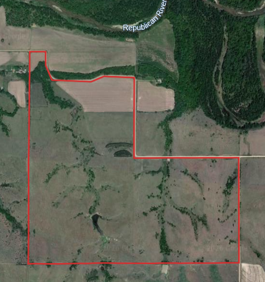 Hunting land - 435 acres, Guide Rock, Nebraska