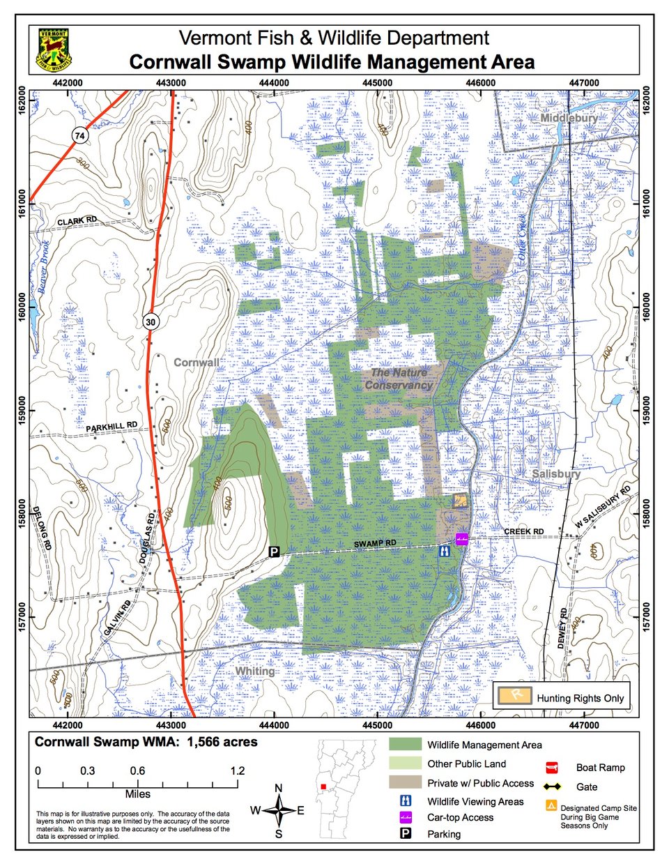 Cornwall Swamp Wildlife Management Area