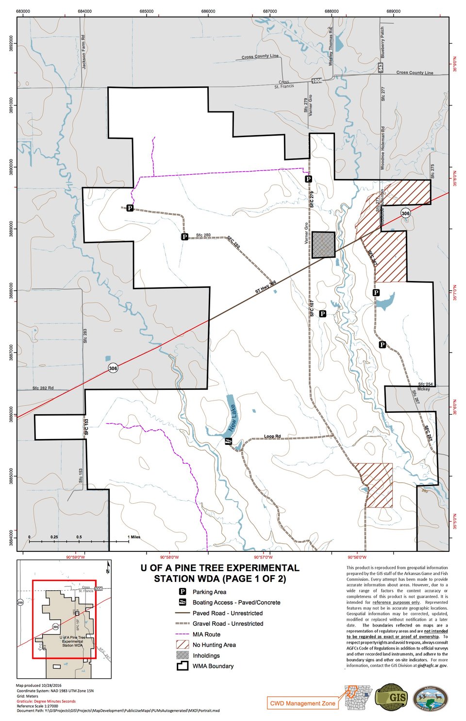 U of A Pine Tree Experimental Station WDA