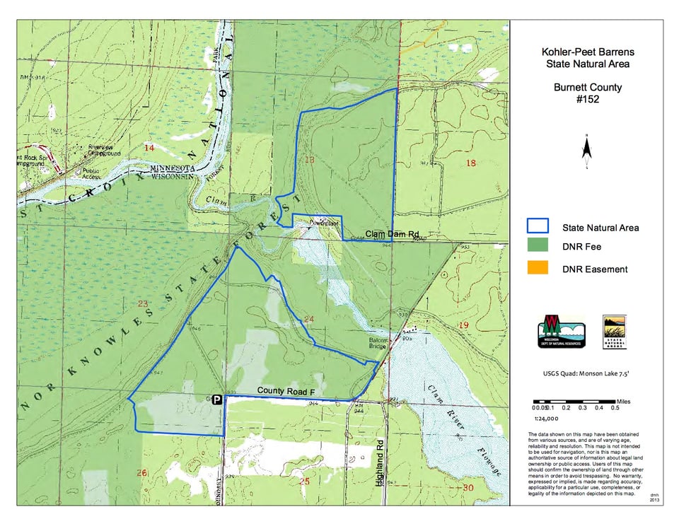 Kohler-Peet Barrens State Natural Area