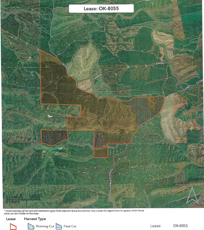 Now Leasing - 1178 Acres, McCurtain, OK (OK-8055)