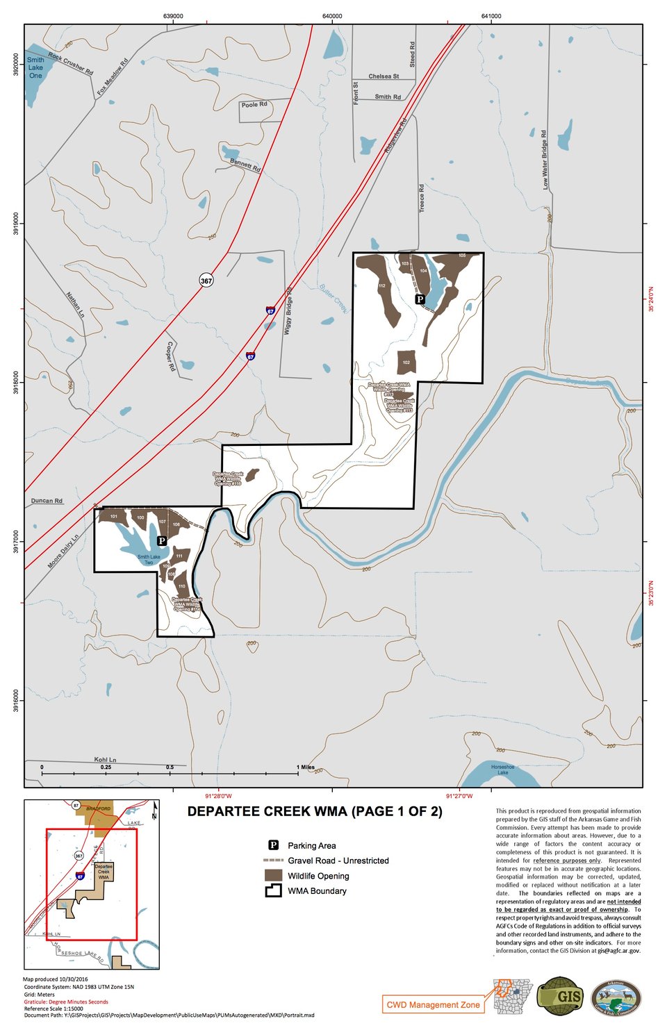 Departee Creek WMA