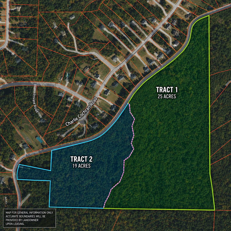 19-Acre Hunting Lease – Hall County, Georgia