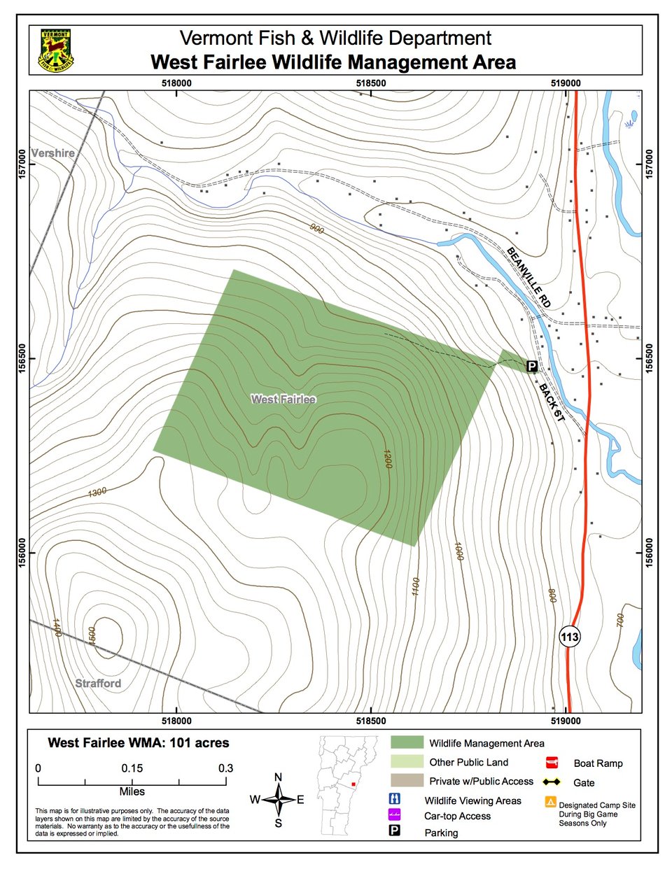 West Fairlee Wildlife Management Area