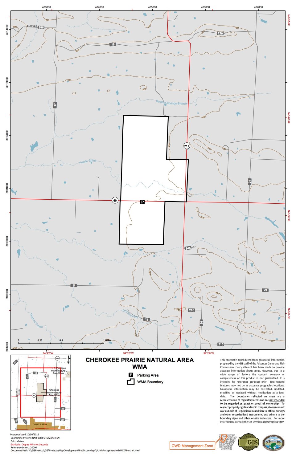 Cherokee Prairie Natural Area WMA