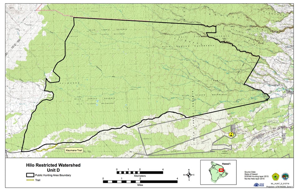 Unit D Hilo Restricted Watershed