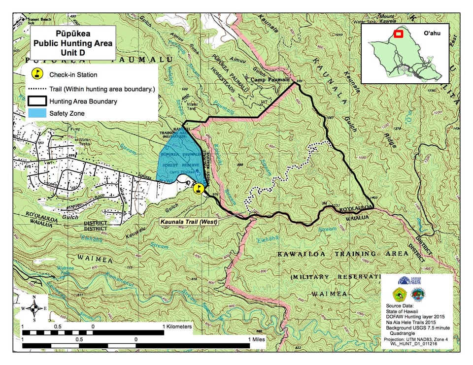Pupukea Public Hunting Area Unit D