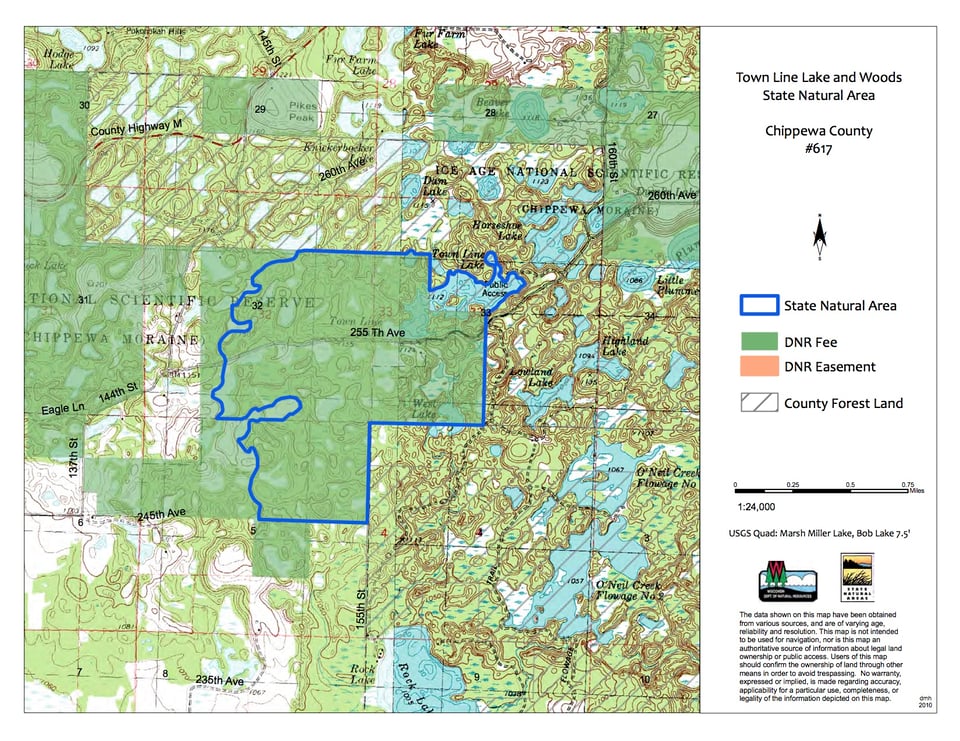 Town Line Lake & Woods State Natural Area
