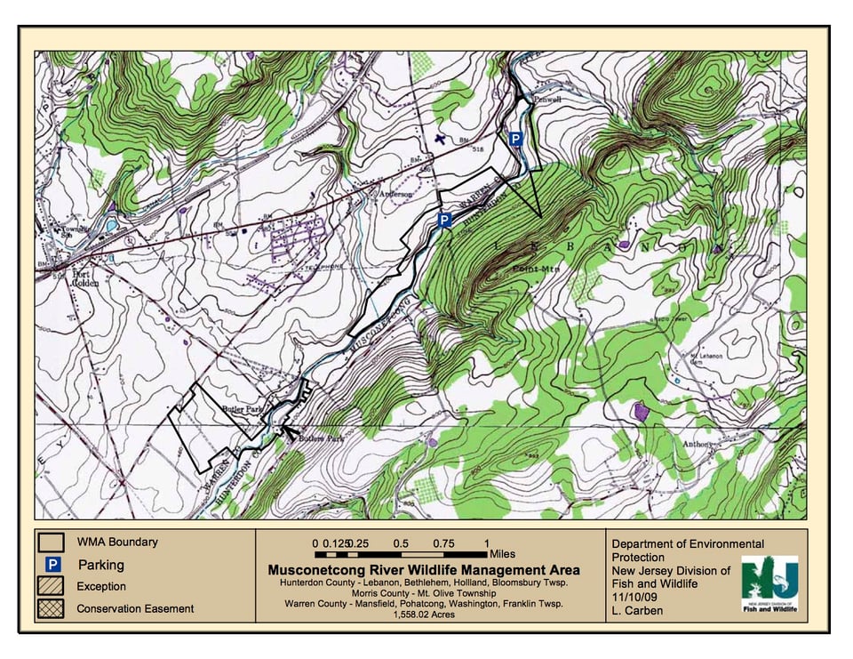Musconetcong River Wildlife Management Area - Lebanon