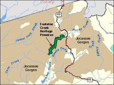 Eastatoe Creek Heritage Preserve/Wildlife Management Area