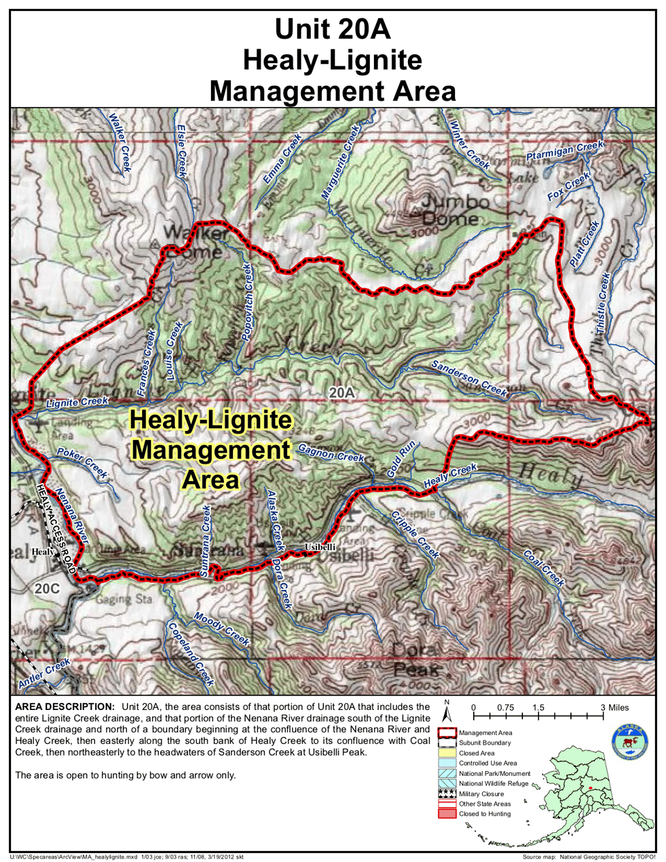 Healy-Lignite Management Area
