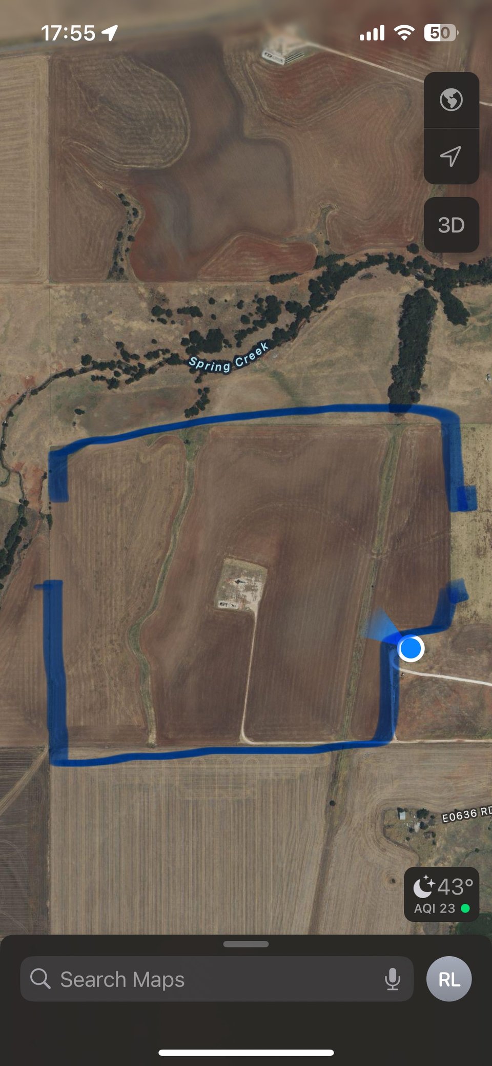Now leasing 100 acres Blaine, Oklahoma