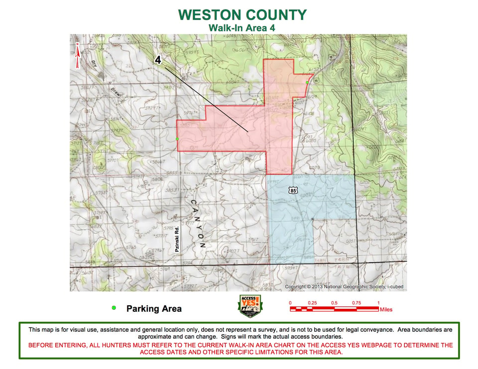 Weston County Walk In Area 4