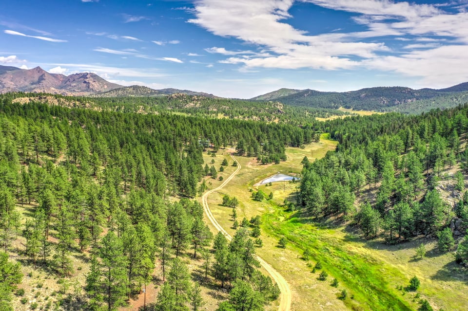 Hunting land - 206 acres, lake george, Colorado