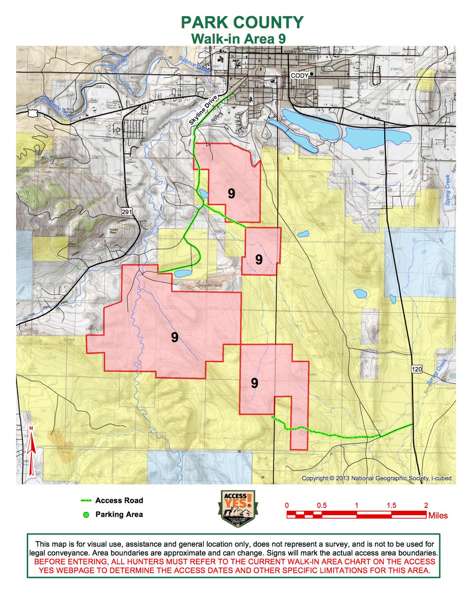 Park County Walk In Area 9