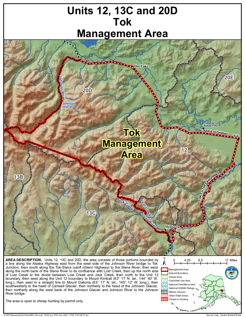 Tok Management Area