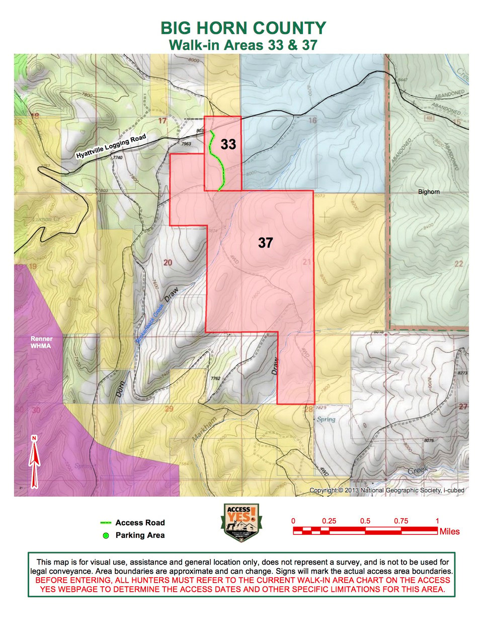 Big Horn County Walk In Area 33