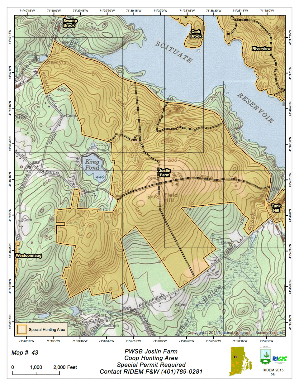 Co-Op Hunting Area: Joslin Farm