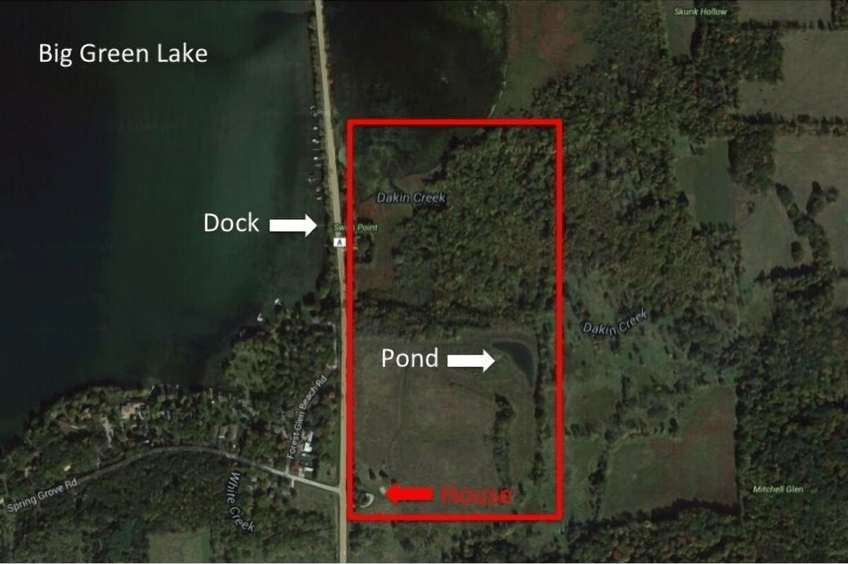 80 acres for lease in Green Lake