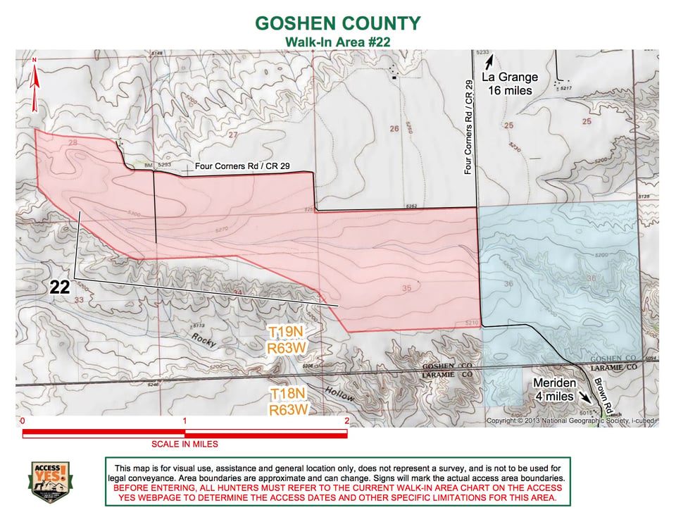 Goshen County Walk In Area 22