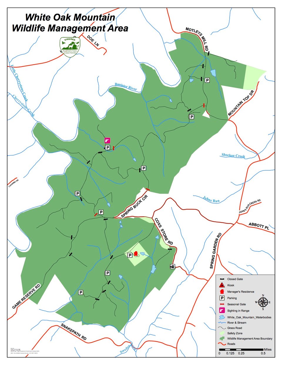 White Oak Mountain WMA