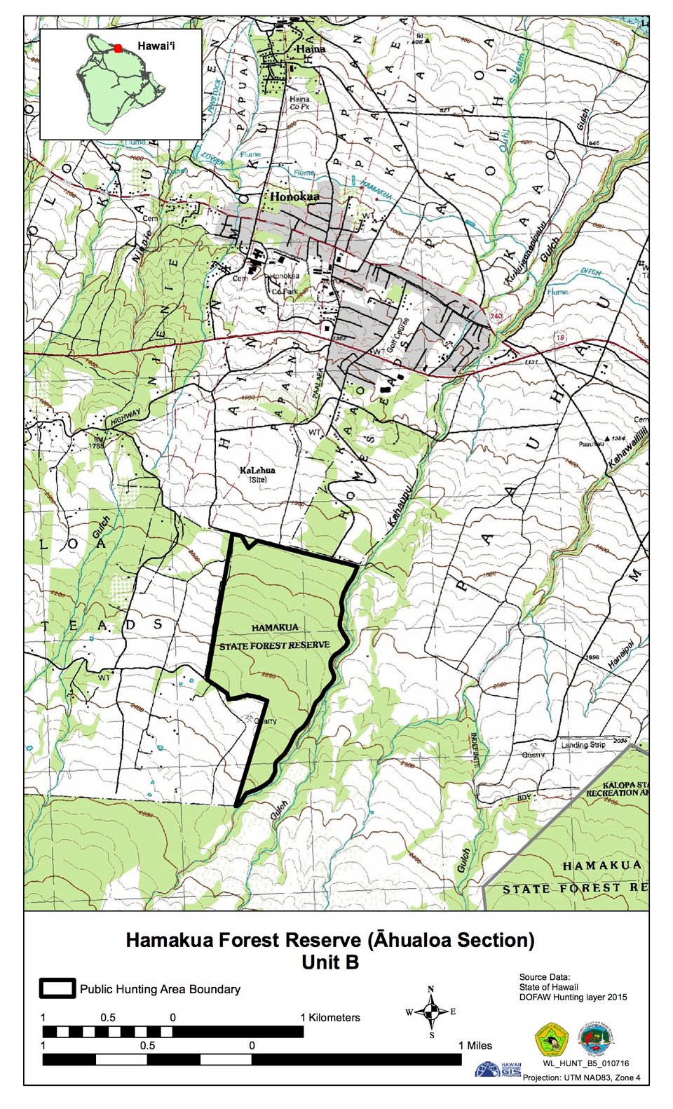 Unit B Hamakuaa Ahualoa Section