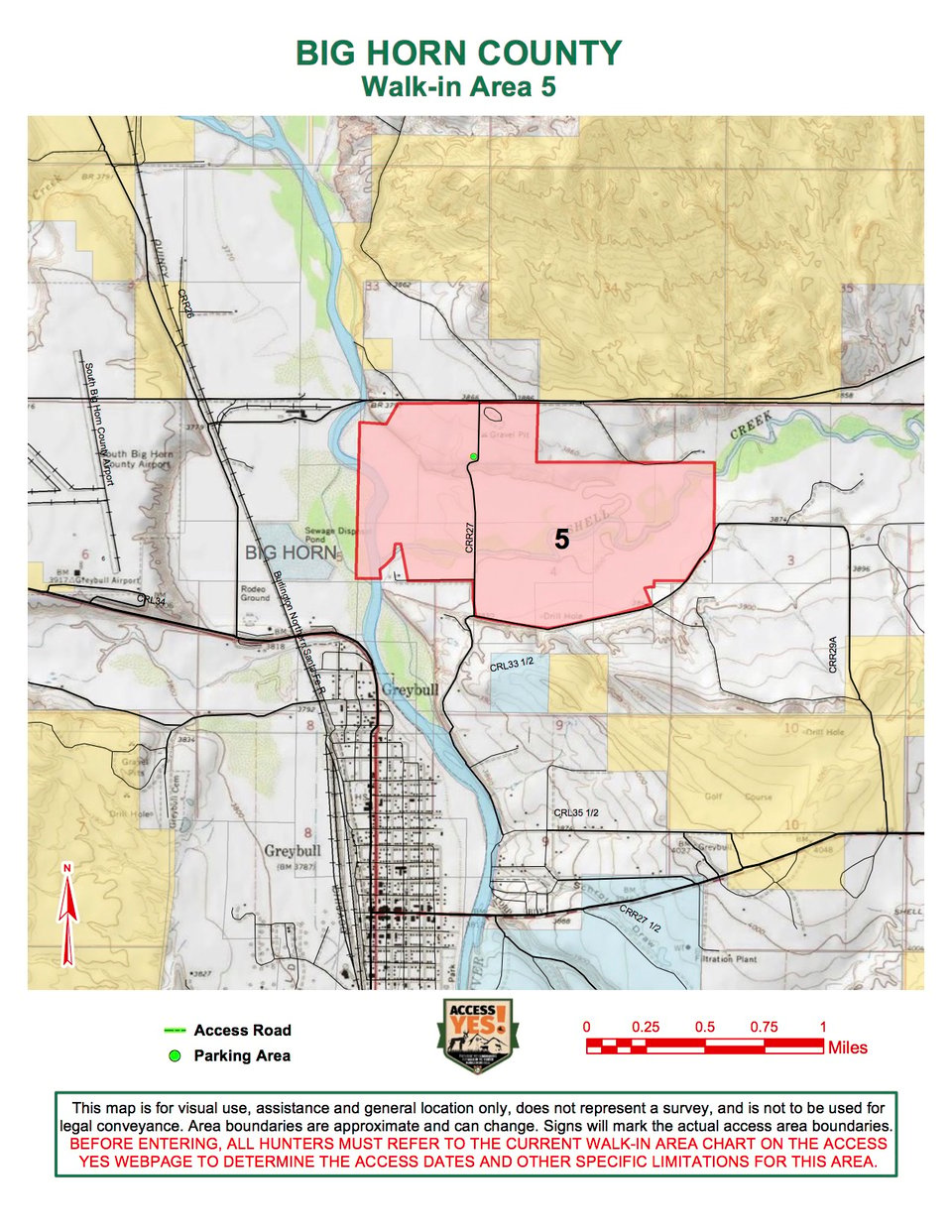 Big Horn County Walk In Area 5