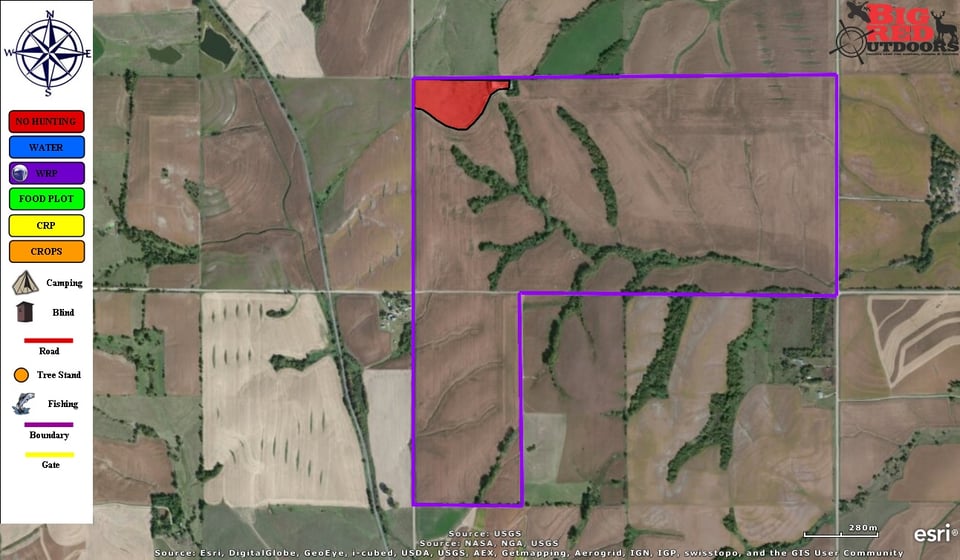 Saunders county hunting land
