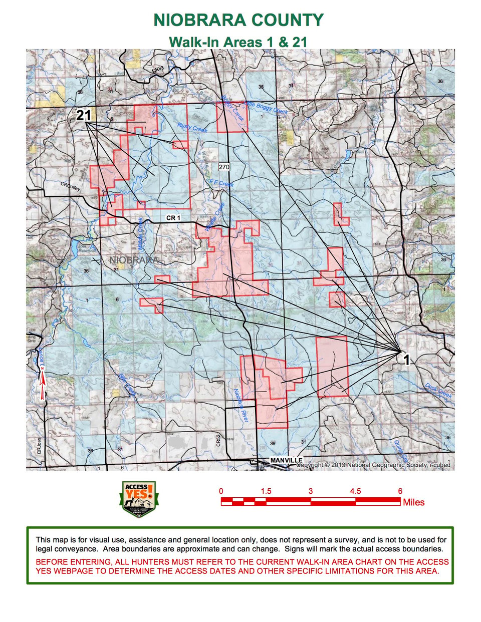 Niobrara County Walk In Area 21